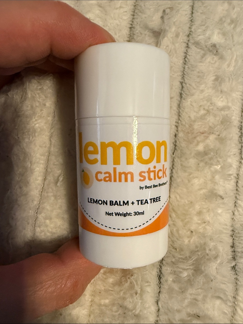 lemon calm stick - (White/Yellow)